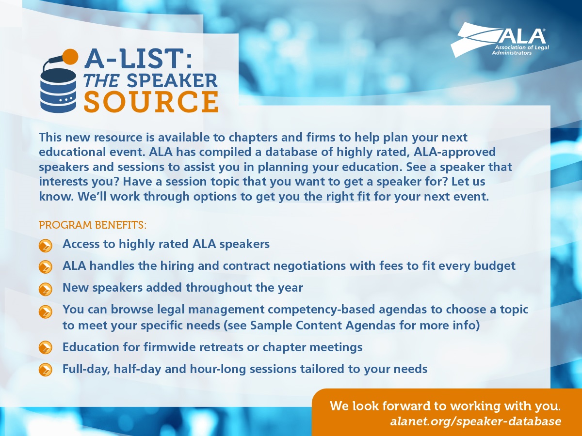 A-LIst: The Speaker Source