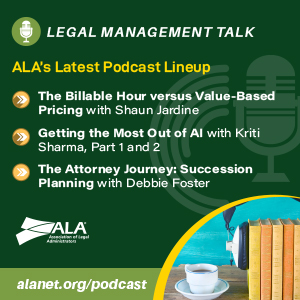 ALA's Legal Management Talk Podcast
