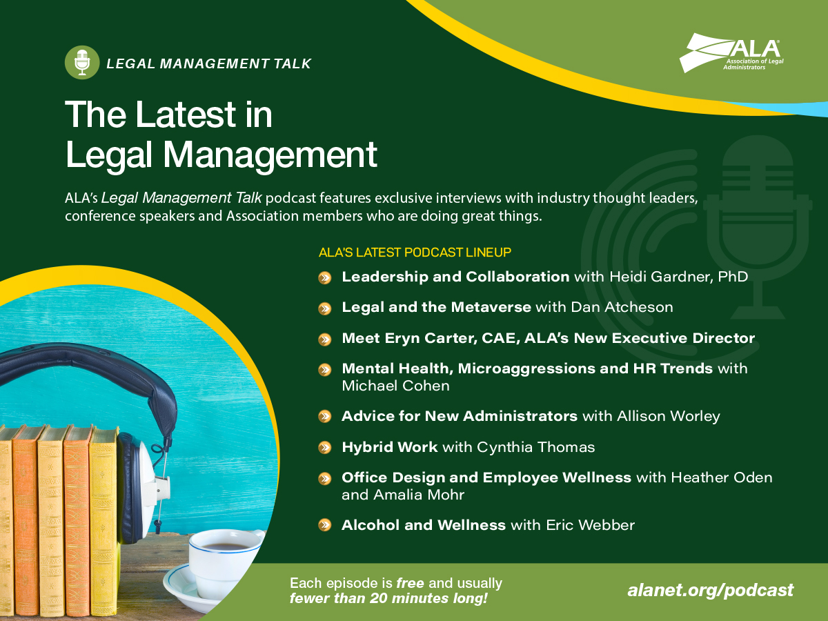 Legal Management Talk Podcasts