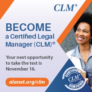 Become a Certified Legal Manager