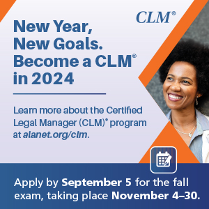 ALA's Certified Legal Manager
