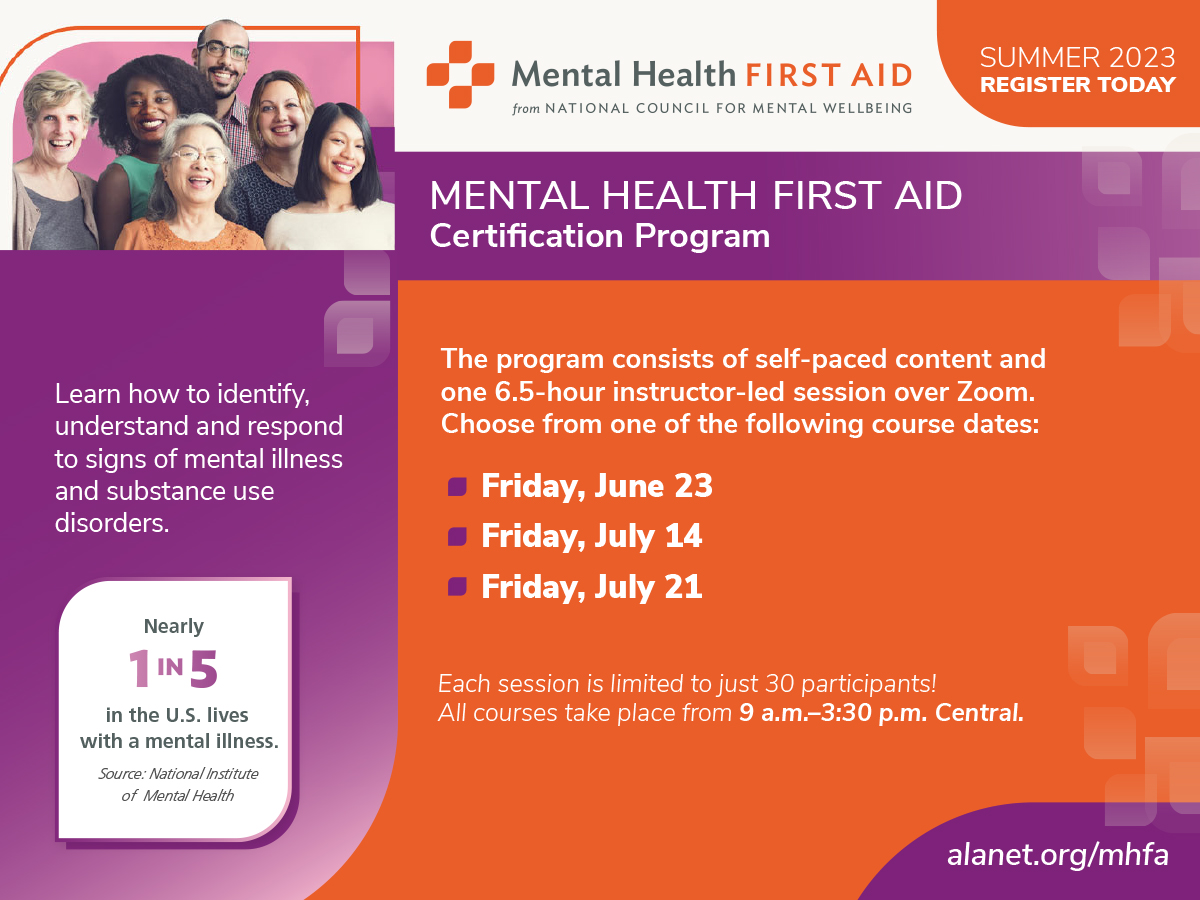 Mental Health First Aid Certification Program