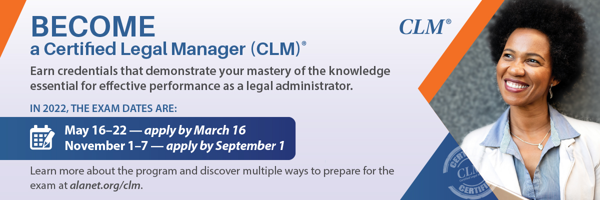 Certified Legal Manager