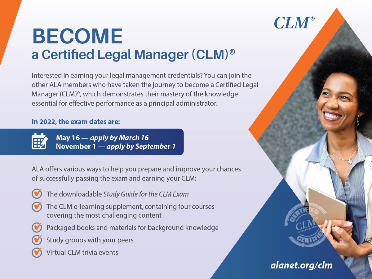 Certified Legal Manager