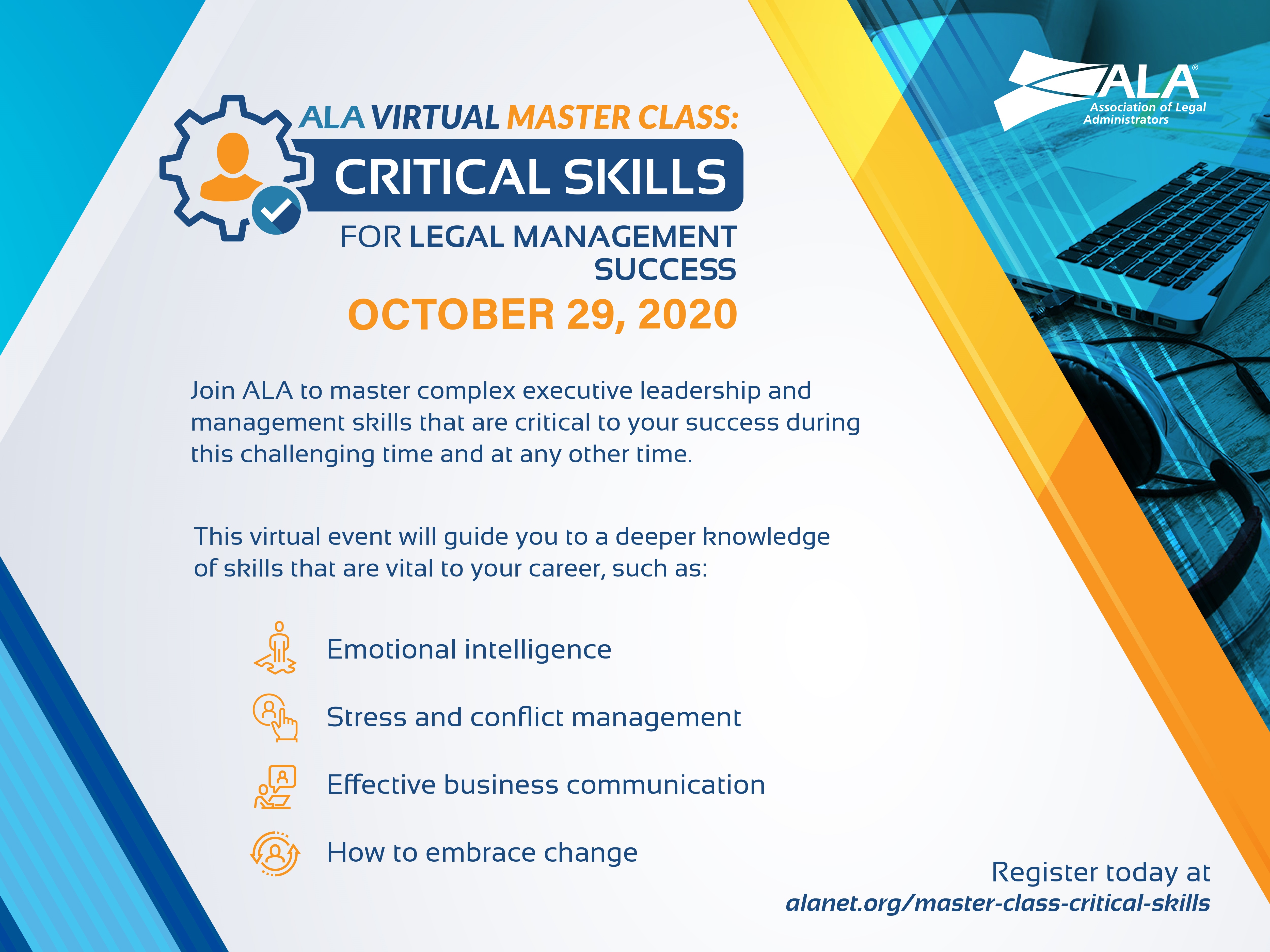 ALA Virtual Master Class Critical Skills
