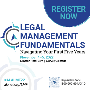 ALA's 2022 Legal Management Fundamentals
