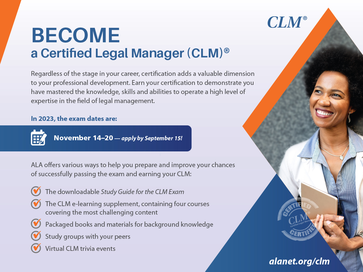 Certified Legal Manager