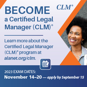 Certified Legal Manager