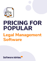 Pricing of Popular Legal Management Software