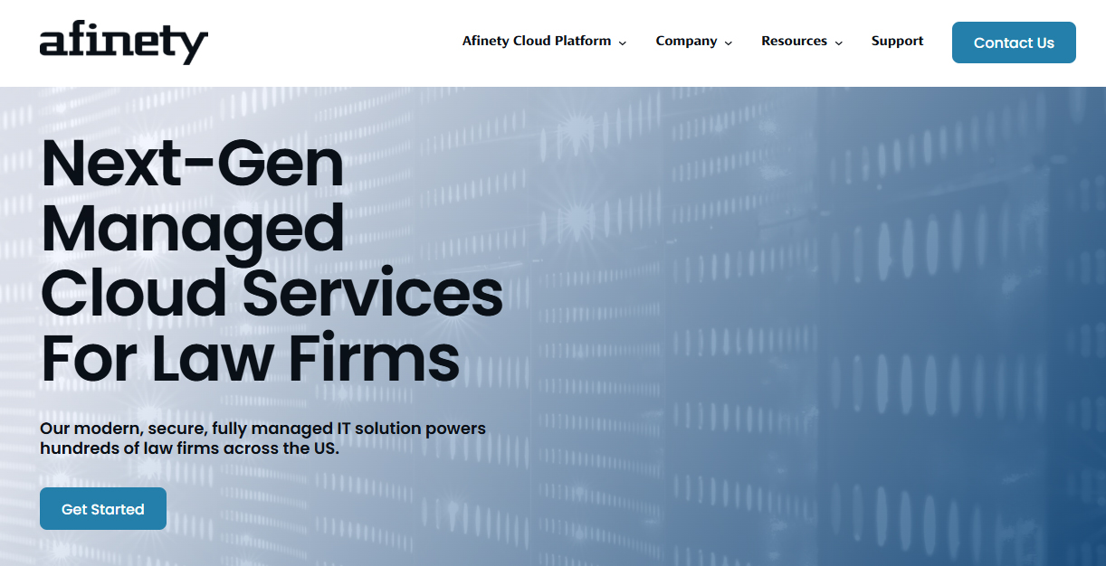 Afinety website