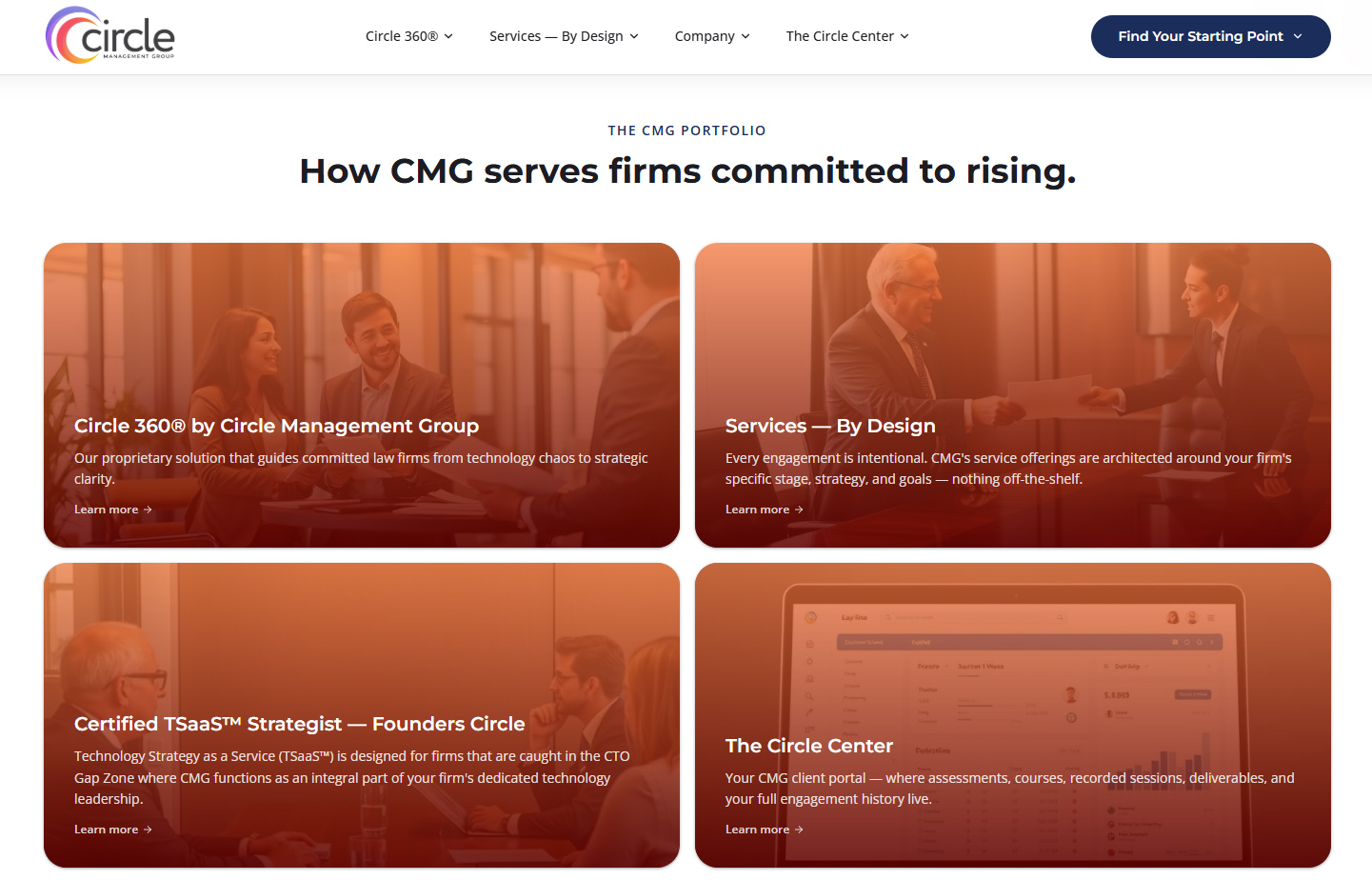 Circle Management Group website