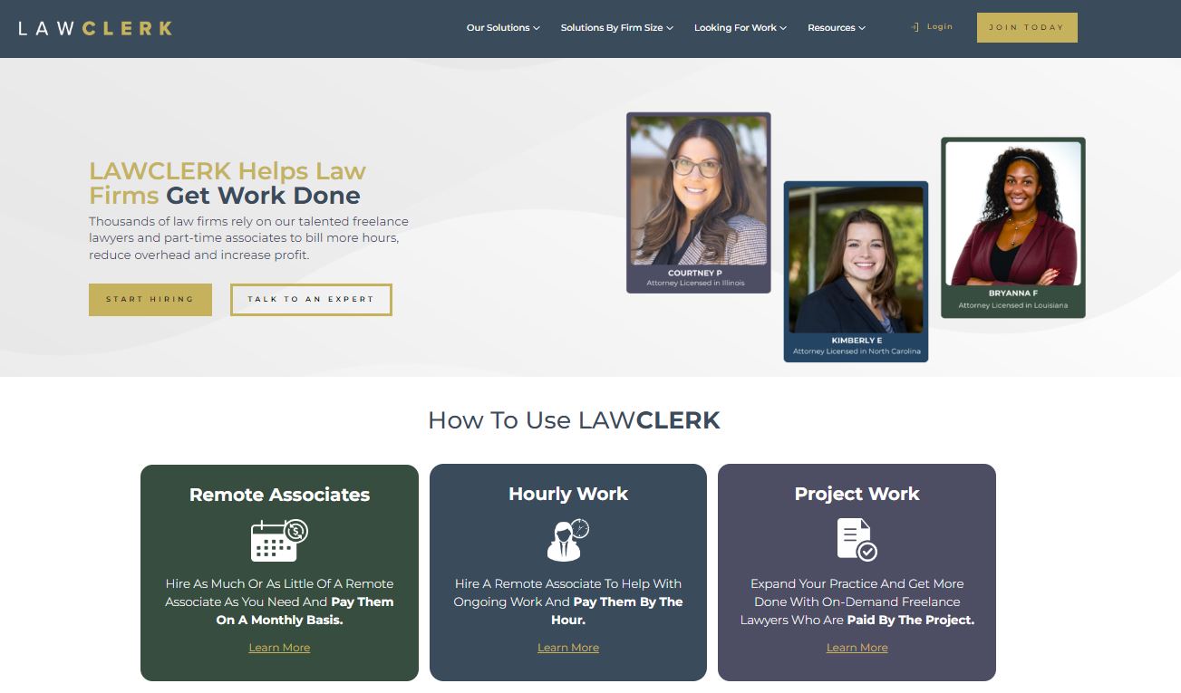 LAWCLERK website