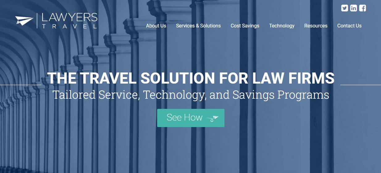 Lawyers Travel website