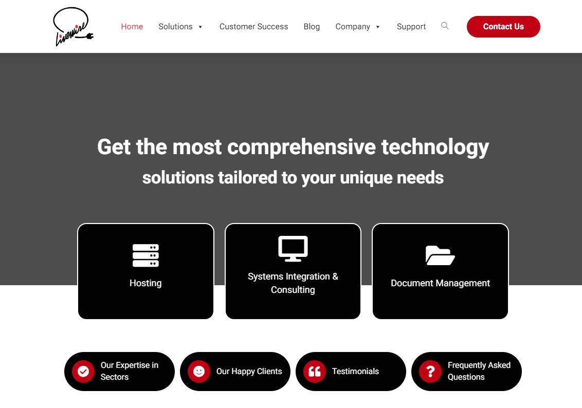 LiveWire Technologies website