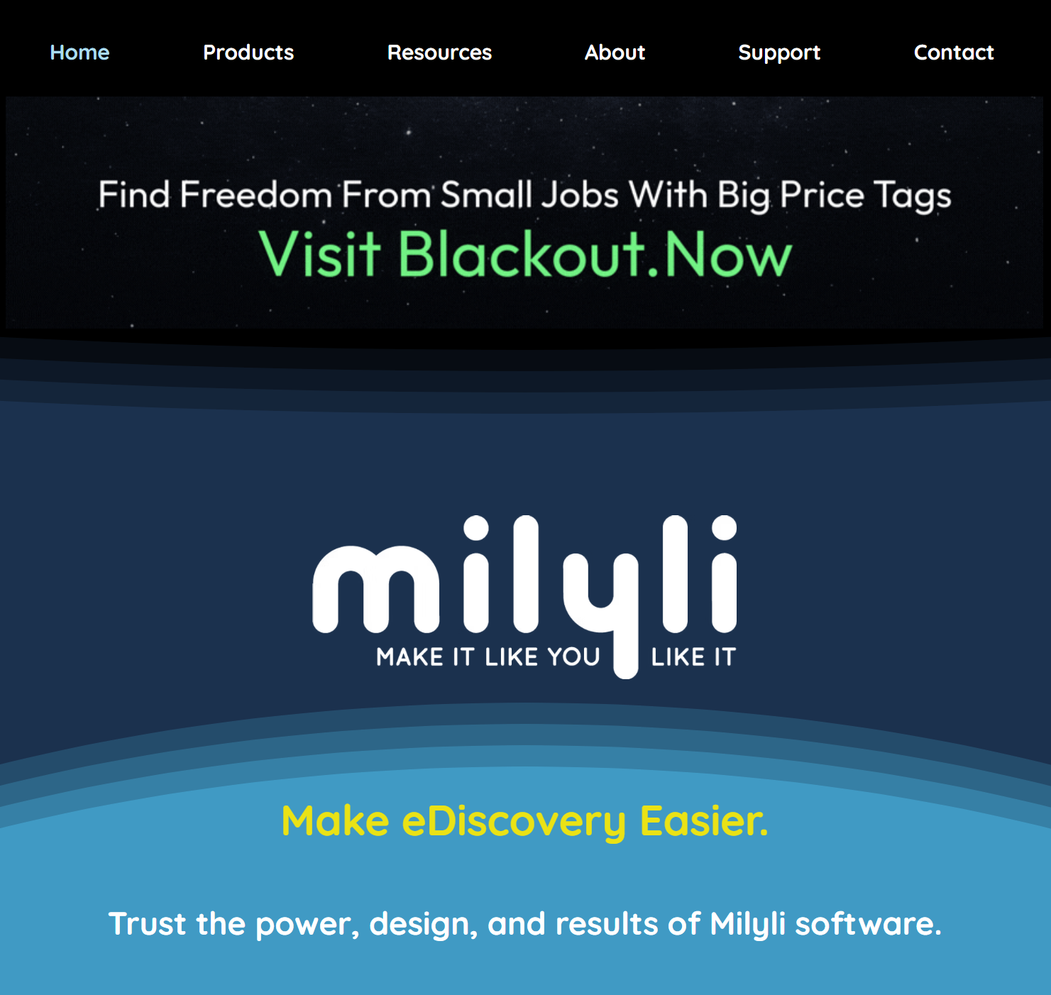 Milyli website