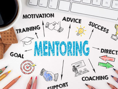 Graphic depicts mentorship