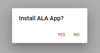 Desktop, Android and iPad users, select yes.